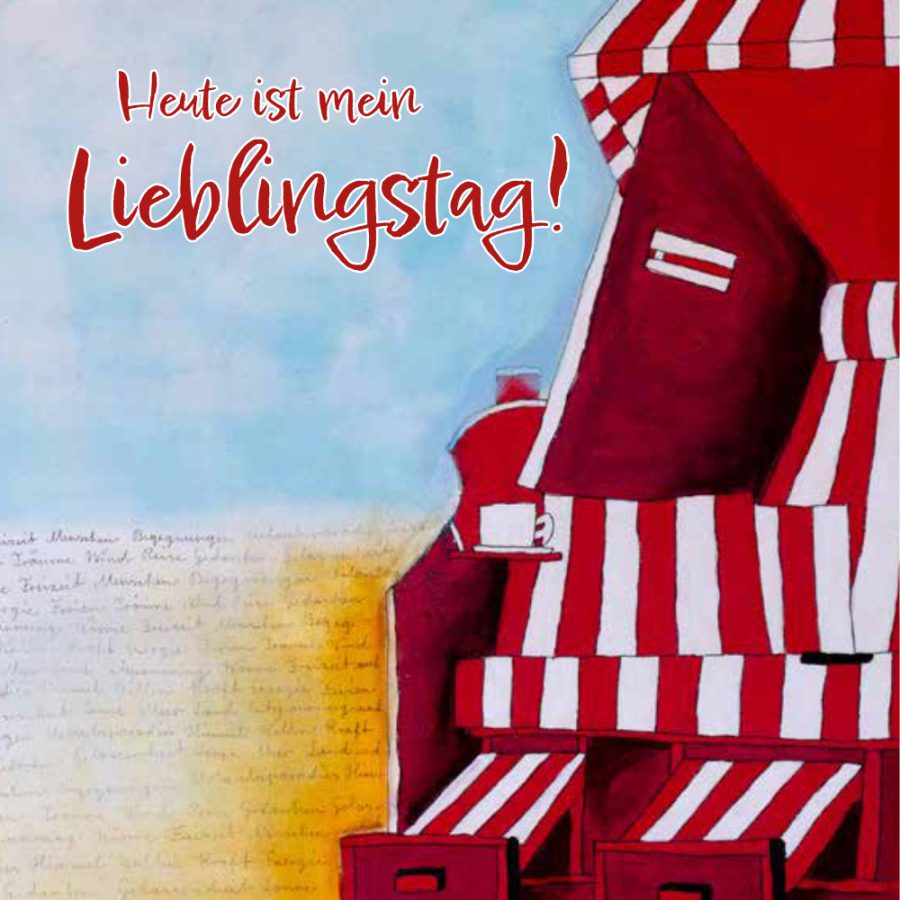 Design "Lieblingstag" von VOI fesch Künstler Konrad Wartbichler